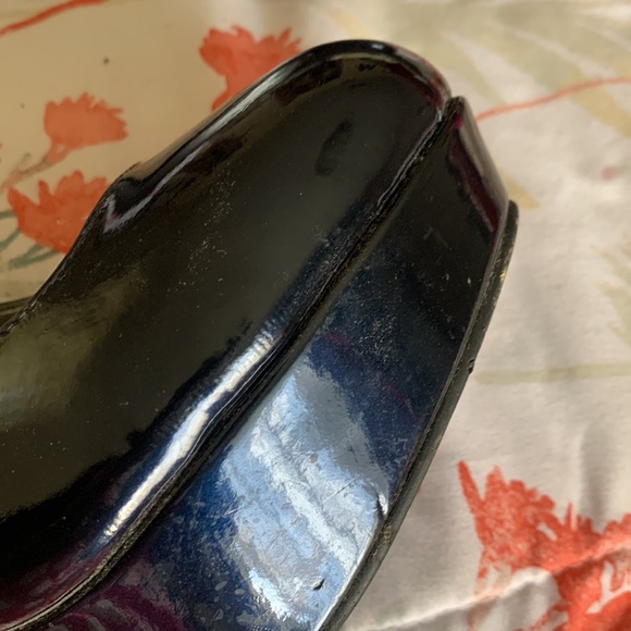 Navy Patent Madden Girl platform pump - Picture 5 of 8